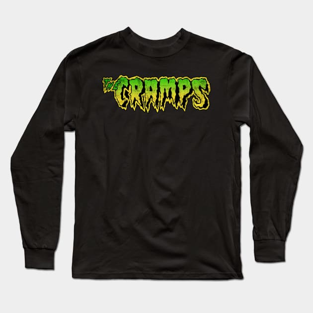 the cramps logo Long Sleeve T-Shirt by Van Bouten Design